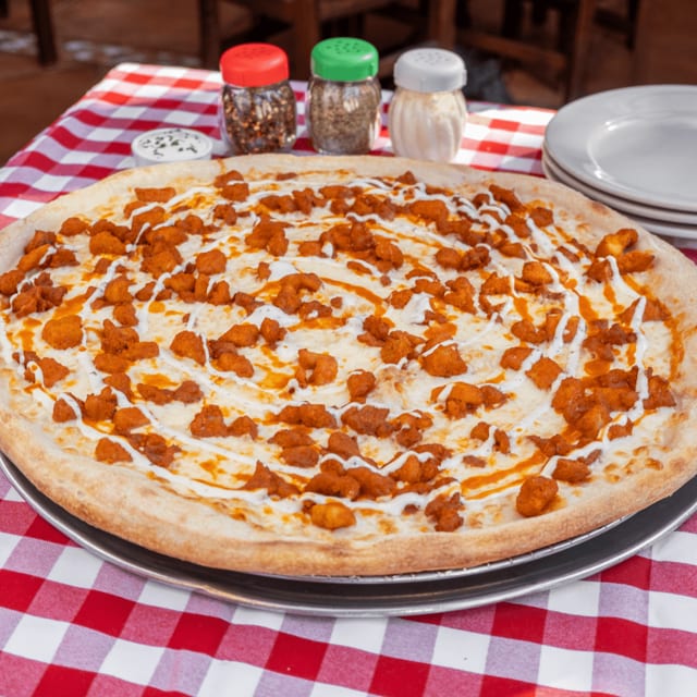 Buffalo Chicken Pizza.