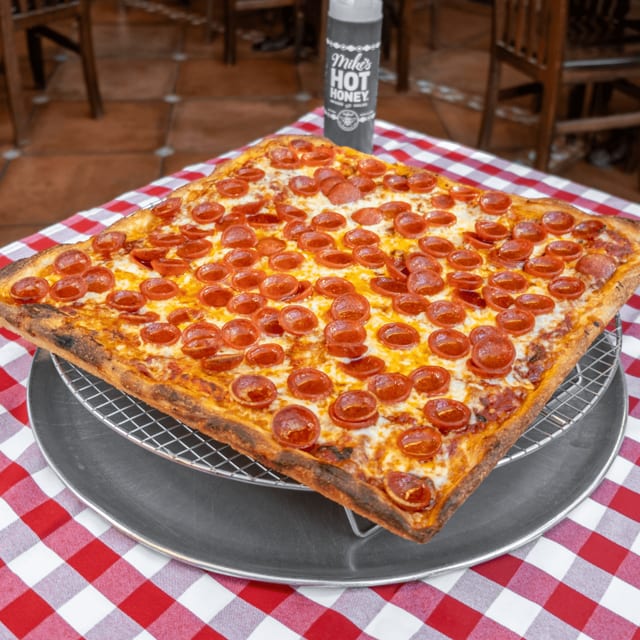 Hot Honey Pepperoni Pizza.