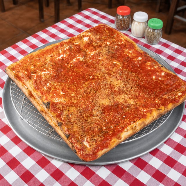 Upside Down Pizza.