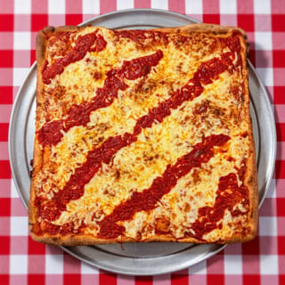Pan-Baked Sicilian Cheese Pizza