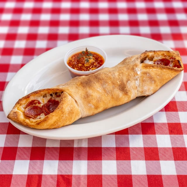 Traditional Stromboli.